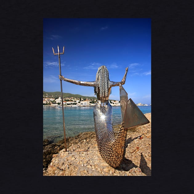 The Iron Mermaid of Spetses island by Cretense72